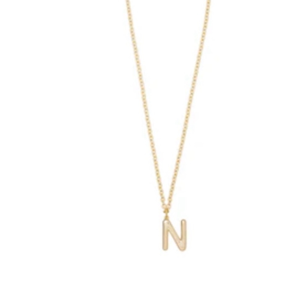 ROXANNE ASSOULIN The Very Big Puffy Initial Necklace “N” firm price